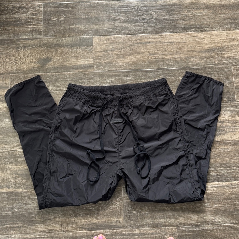 Fear of God Black Windbreaker Track Pants
